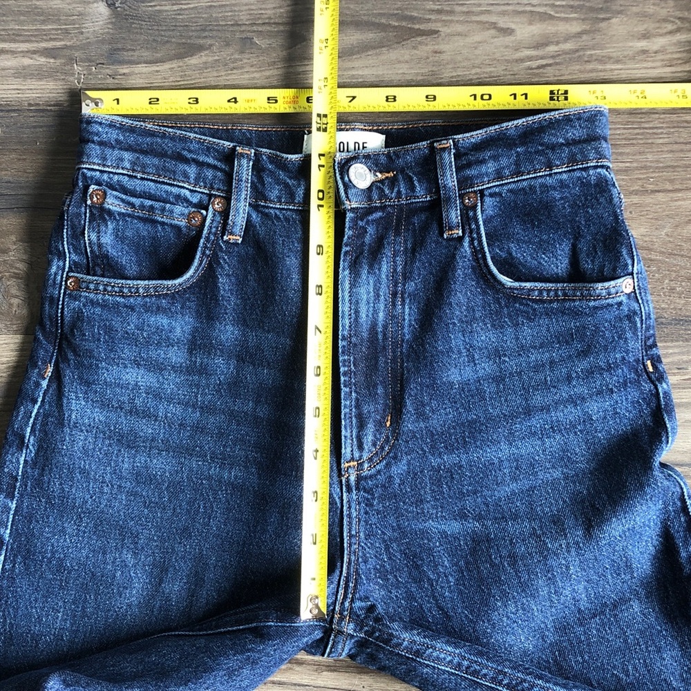 Agolde Ren Jeans High Rise Wide Leg A200B-1554 Comfort Stretch - Picture 15 of 16